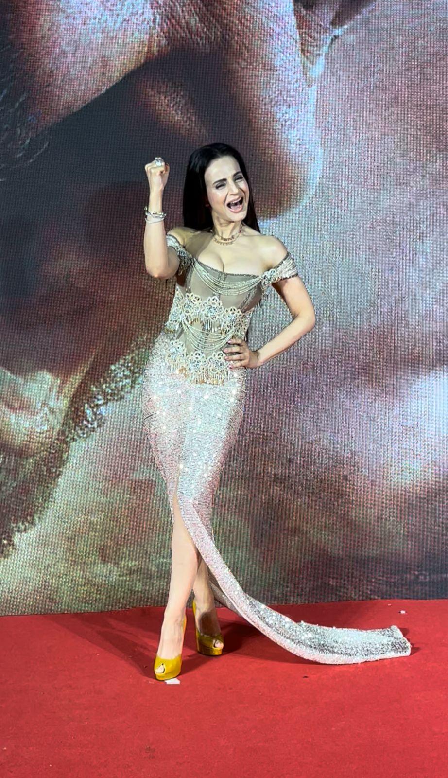 Ameesha Patel, the leading lady of Gadar 2, was an absolute vision at the success party. She showed up in this stunning silver gown that had jaws dropping left and right. She looked like a million bucks, no exaggeration!